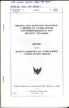 Meeting the Espionage Challenge: A Review of United States Counterintelligence and Security Programs