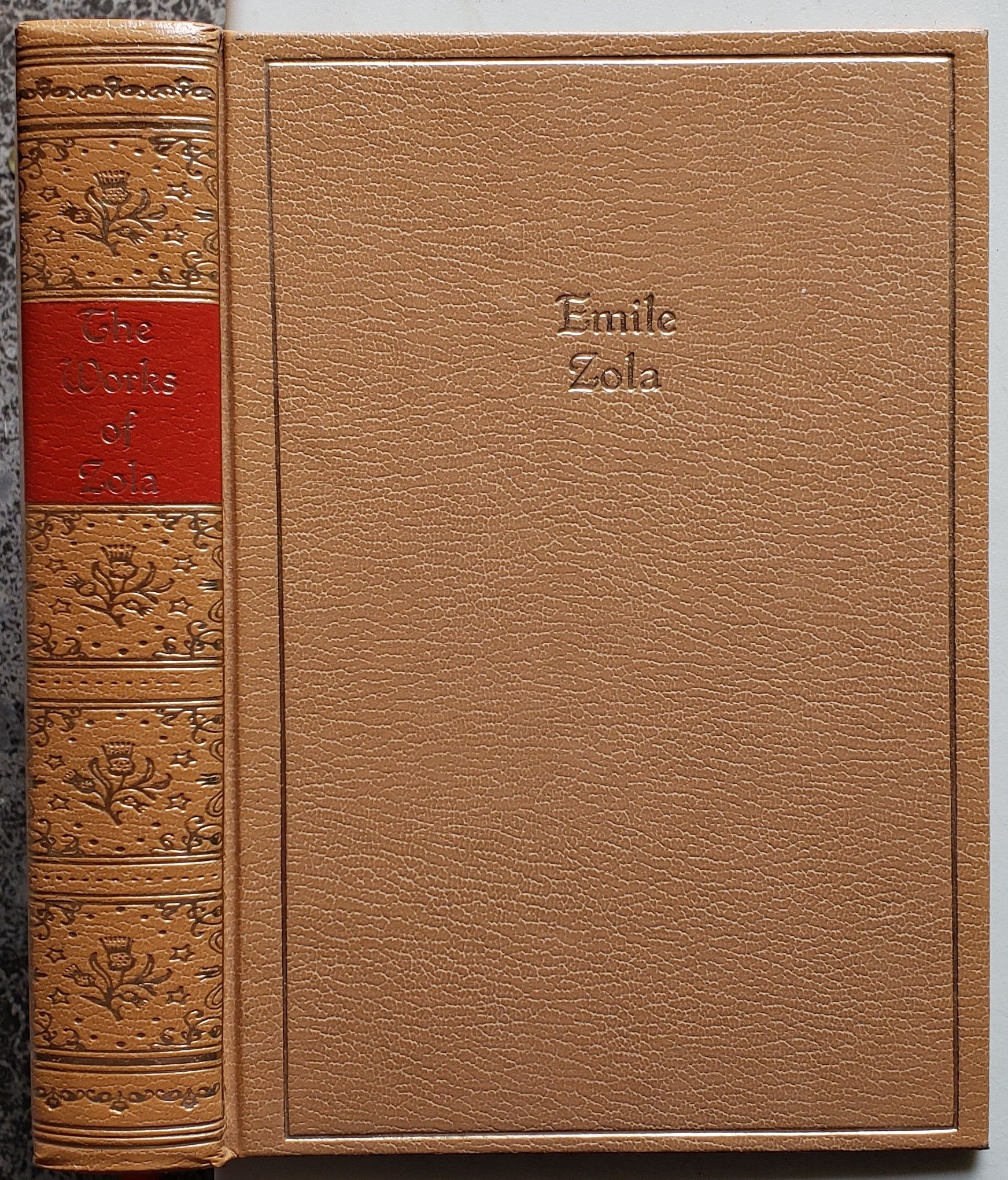 The Works of Emile Zola by Ã‰mile Zola | Hardcover | 1938-01-01 | Black ...