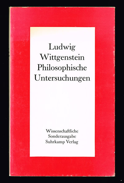 Philosophische Untersuchungen.