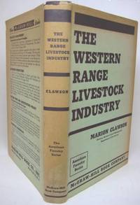 cover of THE WESTERN RANGE LIVESTOCK INDUSTRY