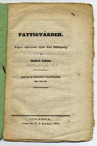 Fattigvården. Några reflexioner öfver dess…