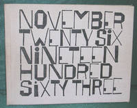 November Twenty Six Nineteen Hundred Sixty Three