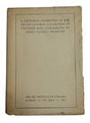 A Memorial Exhibition of the Bryan Lathrop Collection of Etchings and Lithographs by James McNeill Whistler Exhibited at the Art Institute of Chicato March 12 to May 1, 1917