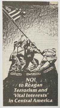 image of No! to Reagan terrorism and 'vital interests' in Central America