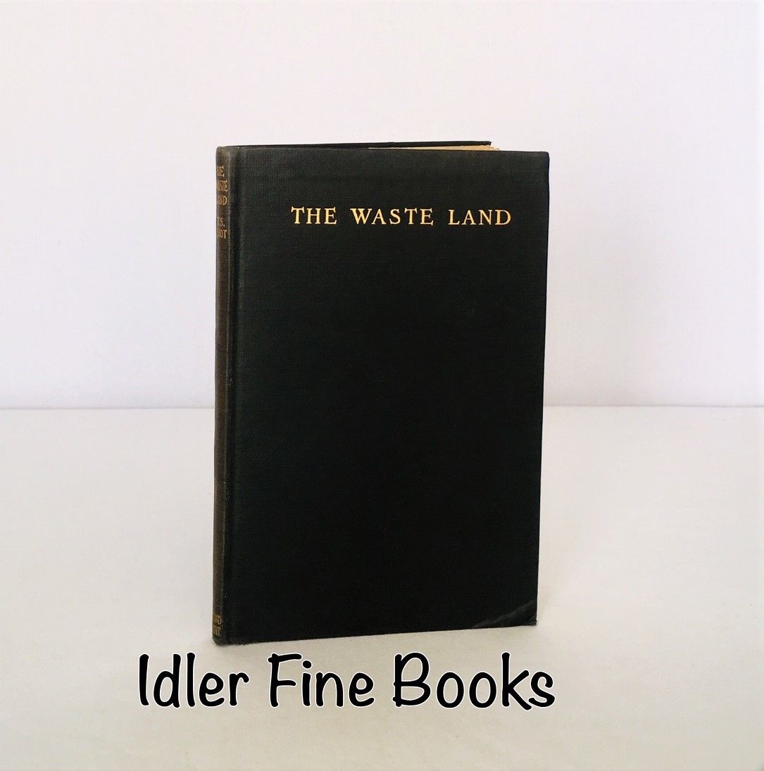 the-waste-land-by-eliot-t-s-thomas-stearns-hardcover-1922