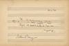 Autograph musical quotation from Wozzeck. Signed in full