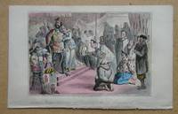 Queen Philippa interceding with Edward III for the Six Burgesses of Calais.
