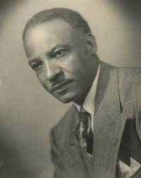 Portrait of William L. Dawson, with Accompanying Correspondence Between Dawson and Rolla Foley, Musical Director at Wilmington College, Ohio