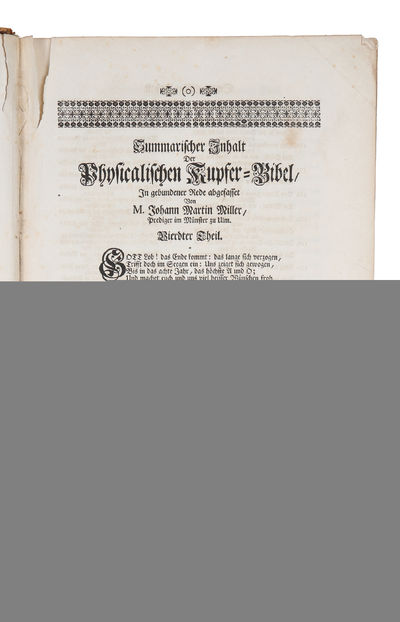 Kupfer-Bibel in welcher die Physica sacra oder geheiligte Natur-Wissenschaft derer in heil. 4 vols. (photo 4)