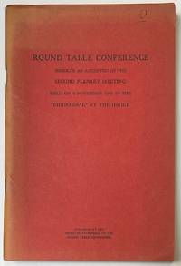 cover of Results as accepted in the second plenary meeting held on 2 November 1949 in the "Ridderzaal" at the Hague