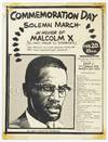 Commemoration Day Solemn March in Honor of Malcolm X... [caption title]