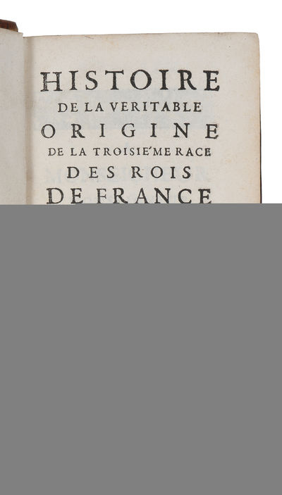 Histoire de la veritable origine de la troisieme race des Rois de France composee par Monsieur le duc d'Espernon et publiée par M. de Prade. 3 parts. (photo 2)