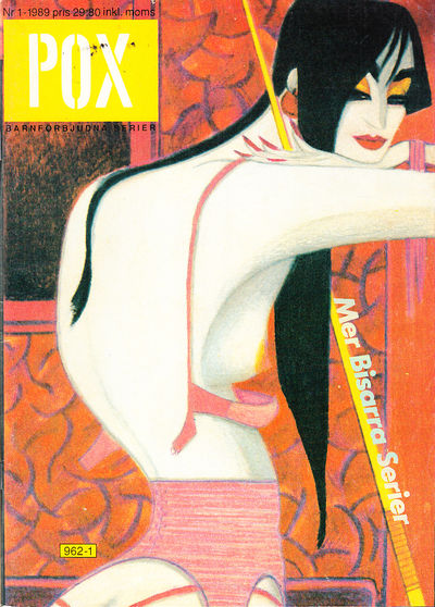 Pox - Barnförbjudna serier. Nr 1 - 1989.
