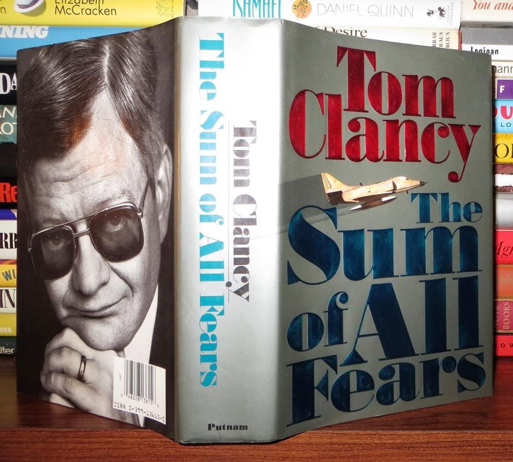 THE SUM OF ALL FEARS by Tom Clancy | Hardcover | 1991