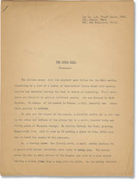 The Cobra King (Original treatment script for an unproduced film)