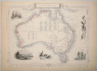 Australia, antique map with vignette views by John J. Tallis - 1854 - from Antipodean Books, Maps & Prints (SKU: 13548)