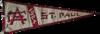 1924 Felt Pennant likely from Saint Paul’s College, a Virginia HBCU