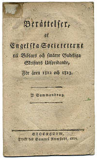 Berättelser af engelska societeterne till biblars…