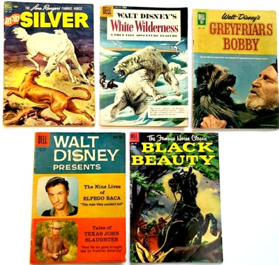 DELL. No. 392 - THE LONE RANGER'S FAMOUS HOURSE HI-YO SILVER - 1952 - GD No. 440 - THE FAMOUS HORSE ...