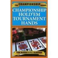 Championship Hold'em by Tom McEvoy - Paperback - 2004-01-04 - from Books Express (SKU: 1580420842q)