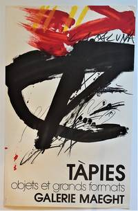 cover of TAPIES "objets et grands formats" Galerie Maeght ( Lithograph Poster)