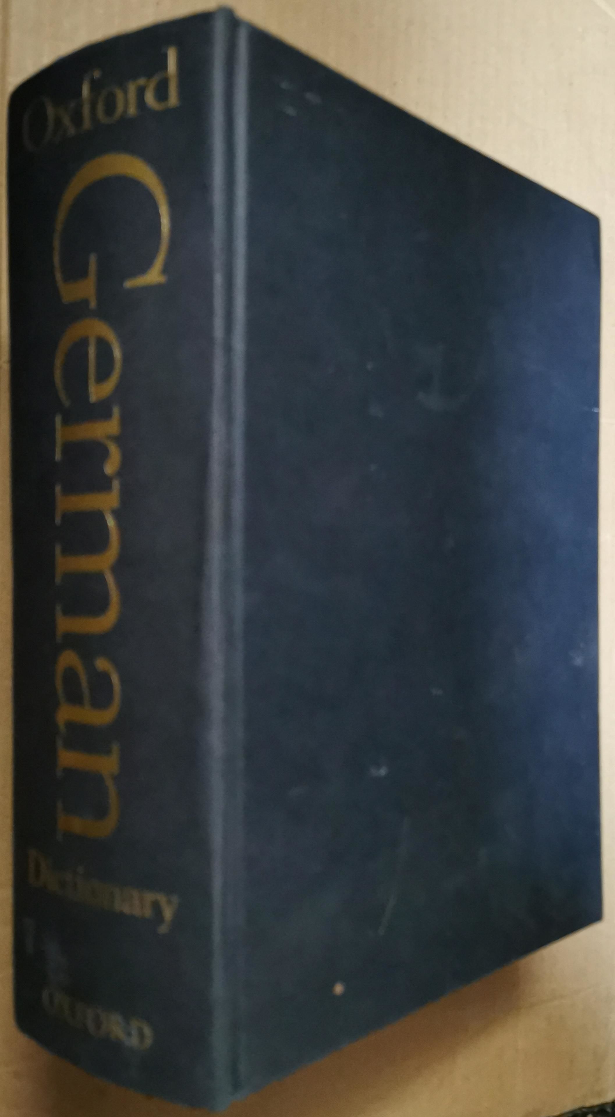 Oxford German Dictionary. GermanEnglish; EnglishGerman by J. B