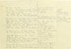 Trouble with the Sweet Stuff; Handwritten Manuscript Lyrics