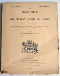 image of The Subterranean Crustacea of New Zealand; with some general remarks on the fauna of caves and wells. Transactions of the Linnean Society of London. 2nd ser. Vol VI Pt 2. Zoology