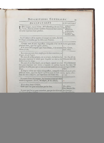 Nouvelle grammaire reduite en tables qui donnent une très grande facilité pour aprendre la langue françoise. (photo 2)