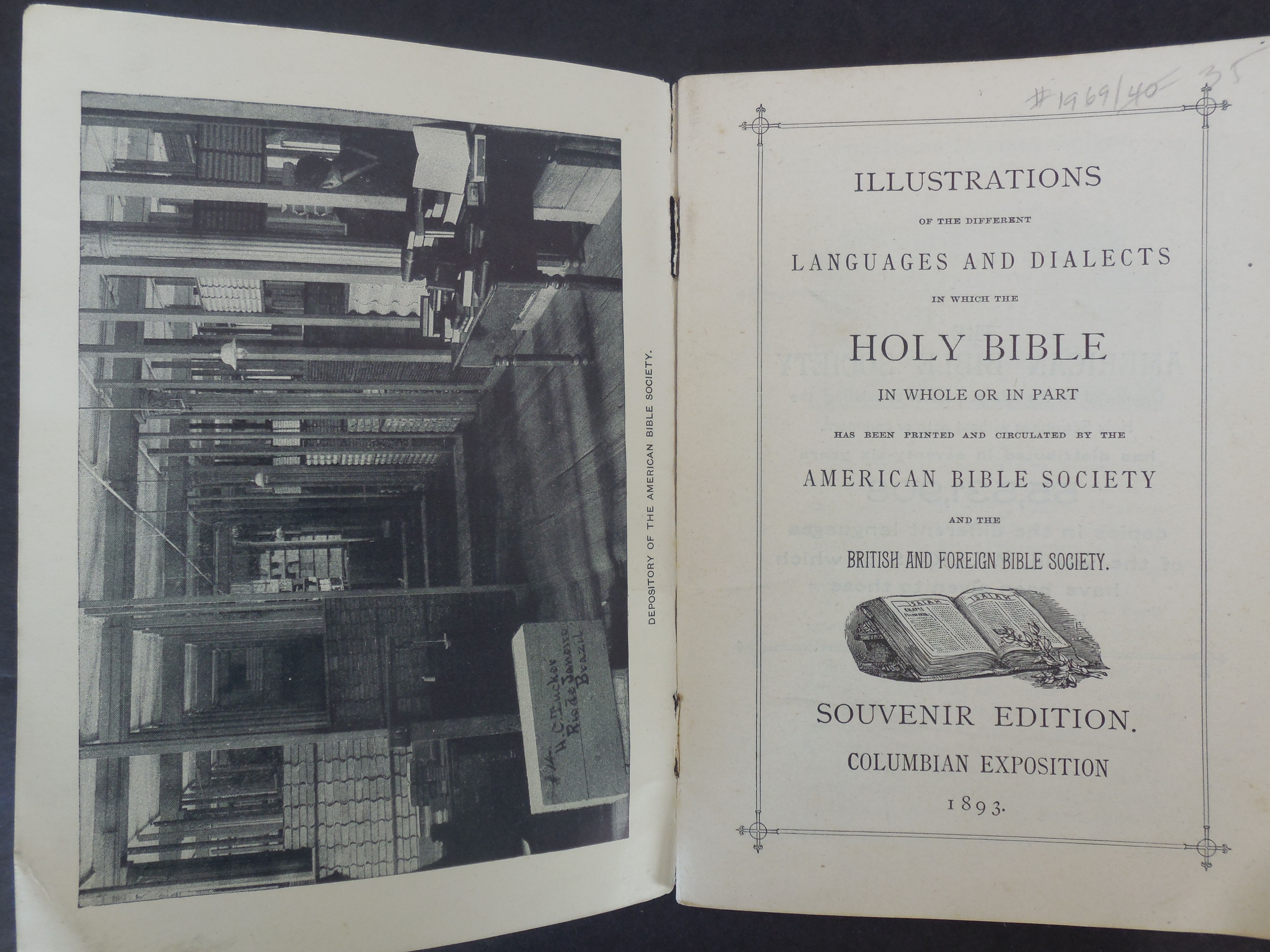 Illustrations of the Different Languages and Dialects in Which the Holy