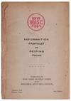 Information Pamphlet on Peiping (Peking) [Cover title]