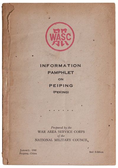 Information Pamphlet on Peiping (Peking) [Cover title]
