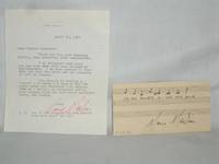 1Typed Letter Signed to a Harrie W. Johnson(double-signed)