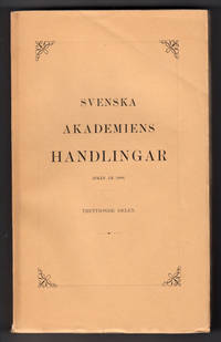Svenska Akademiens Handlingar ifrån år 1886.…