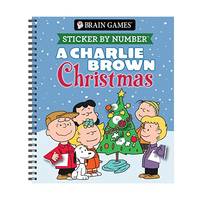 Brain Games - Sticker by Number: A Charlie Brown Christmas