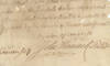 The Original Resolution of John Hancock and the Continental Congress Directing Benjamin Franklin to Draw Spain Into the Revolutionary War in 1776