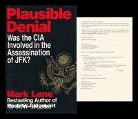 cover of Plausible Denial : Was the CIA Involved in the Assassination of JFK? / by Mark Lane