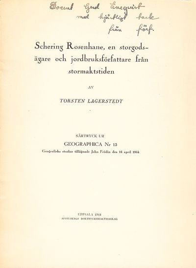 Schering Rosenhane, en storgodsägare och…