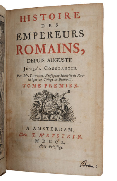 Histoire des Empereurs Romains depuis Auguste jusqu'a Constantin. 12 Vols. (photo 2)