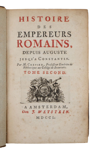 Histoire des Empereurs Romains depuis Auguste jusqu'a Constantin. 12 Vols. (photo 4)