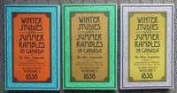 image of WINTER STUDIES AND SUMMER RAMBLES IN CANADA. 3 VOLUME SET.