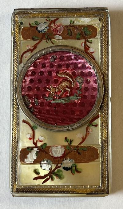 Engraved miniature calendar for 1784