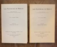 cover of Les Prophecies De Merlin Edited From MS. 593 In The Bibliotheque Municipale Of Rennes. Two Volumes. Part One Introduction And Text Part Two Studies In The Contents