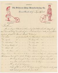 Illustrated Letterhead with specifications for "turned stuff" for hoops with handles