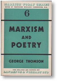 Marxism and Poetry (Marxism Today Series, no. 6)