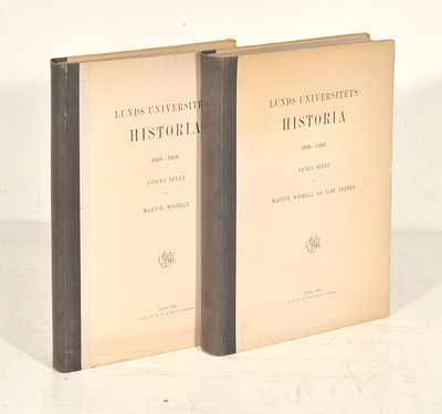 Lunds universitets historia 1668-1868. I-II.