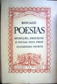 cover of Poesias: Selecção, Prefacio e Notas de Guerreiro Murta.