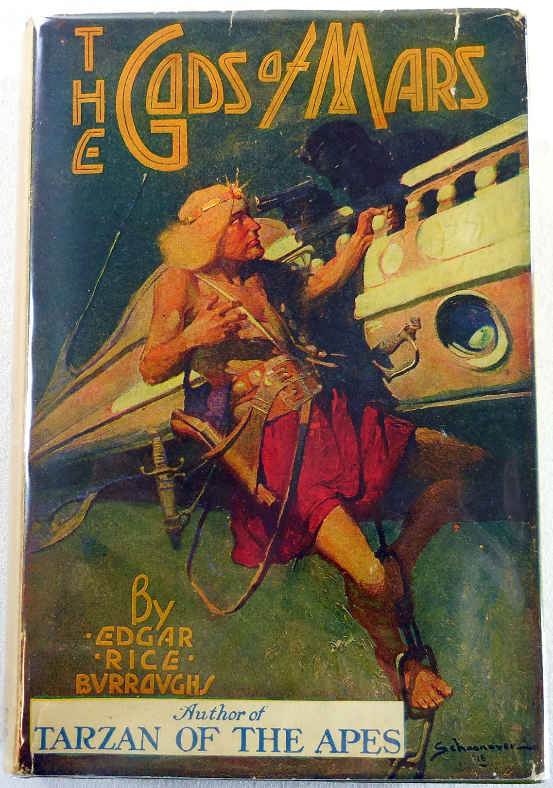 The Gods of Mars by Edgar Rice. Frontis Illustration By Frank E