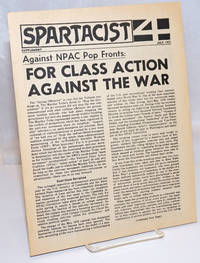 Against NPAP Pop Fronts: For class action against the war. Spartacist supplement, July 1971