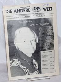 image of Die Andere Welt: unabhängiges monatsblatt nicht nür fur lesben und schwule; 2 Jahrgang, 3 Ausgabe, März 1991; die sekretärin wird zum Teufelchen..